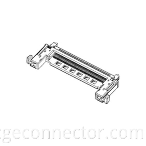 Lying paste solder type 51pin Lvds Connector